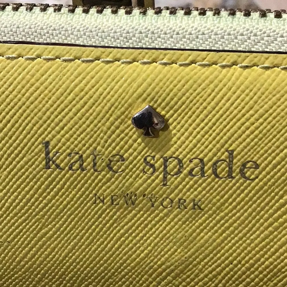 Kate Spade Yellow Long Wallet